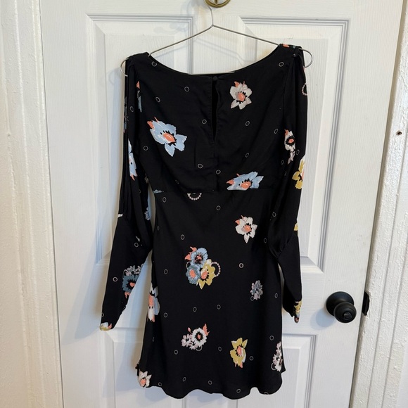 Free People Sunshadows Floral Long Sleeve Dress - Picture 4 of 8